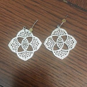 Kendra Scott Silver Earrings
